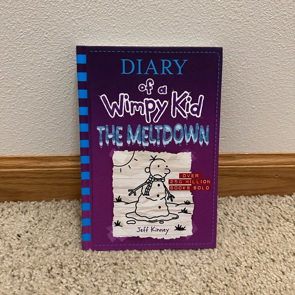 Diary of a Wimpy Kid The Meltdown by Jeff Kinney Hardcover Book